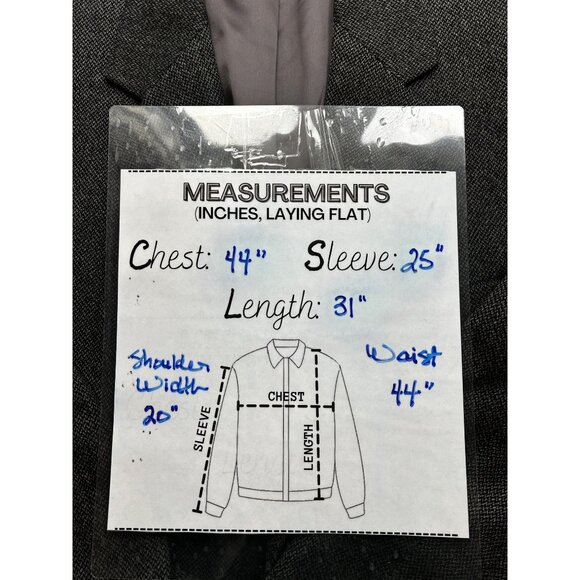 Brooks Brothers Blazer Mens 42R Gray Wool Herringbone Made in Italy Fall/Winter - Picture 7 of 13